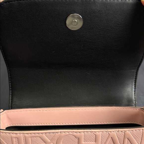 NWOT Armani Exchange Blush Embossed Crossbody Bag - Picture 9 of 11
